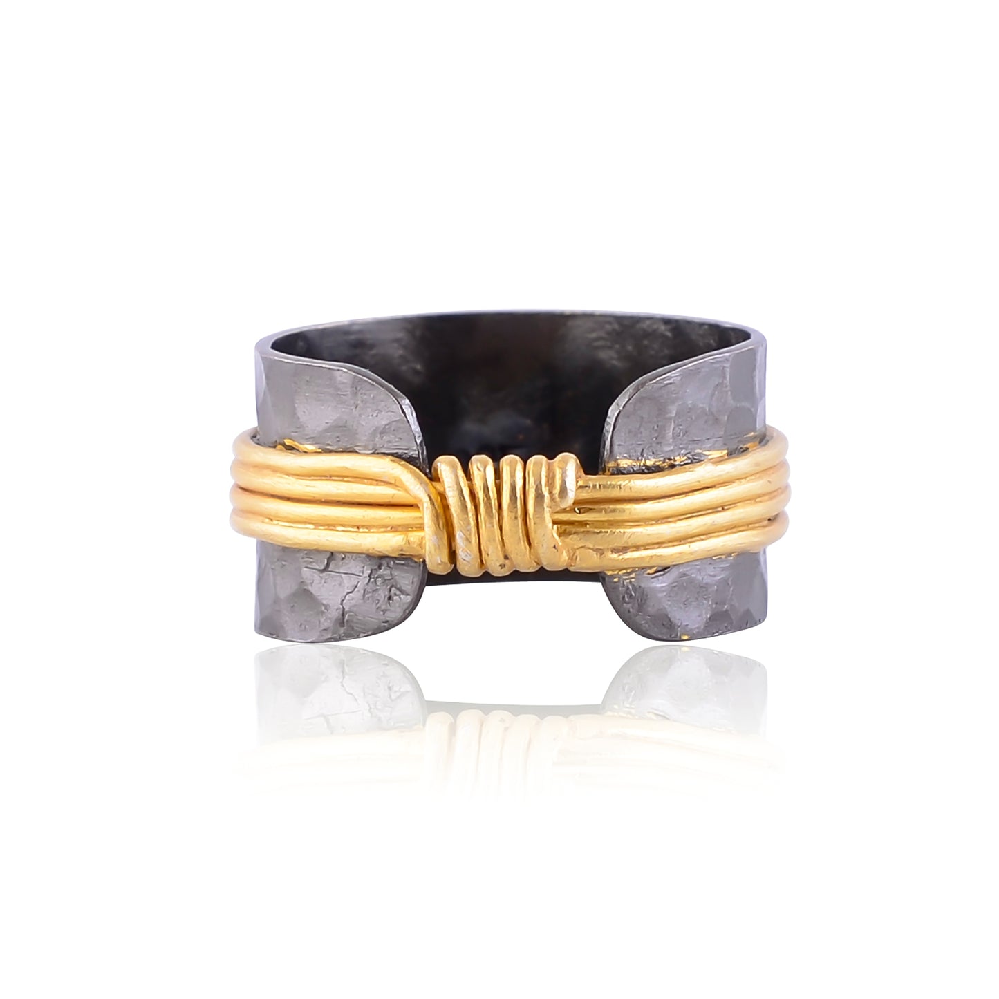 Buy High Quality Handcrafted Silver Gold Black Plated Band