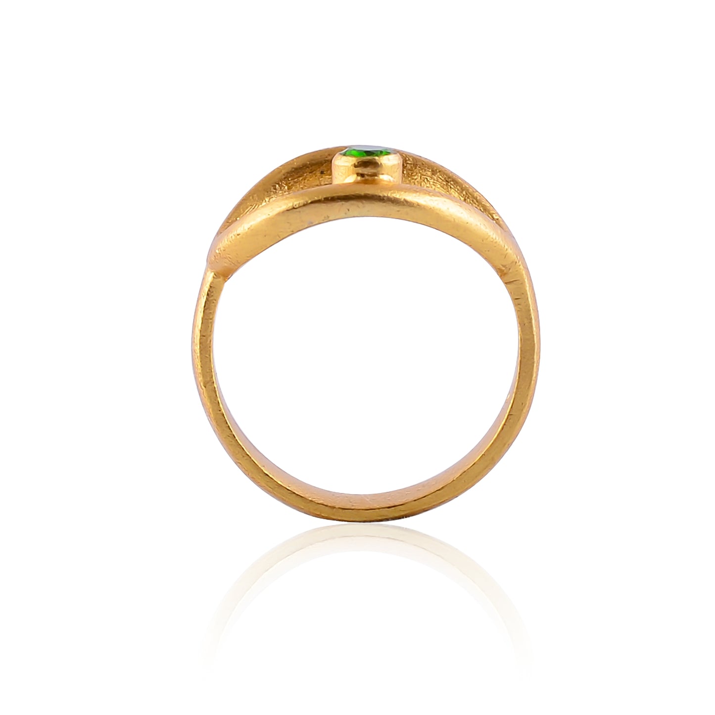 Buy Handmade Silver Gold Plated Tourmaline Ring