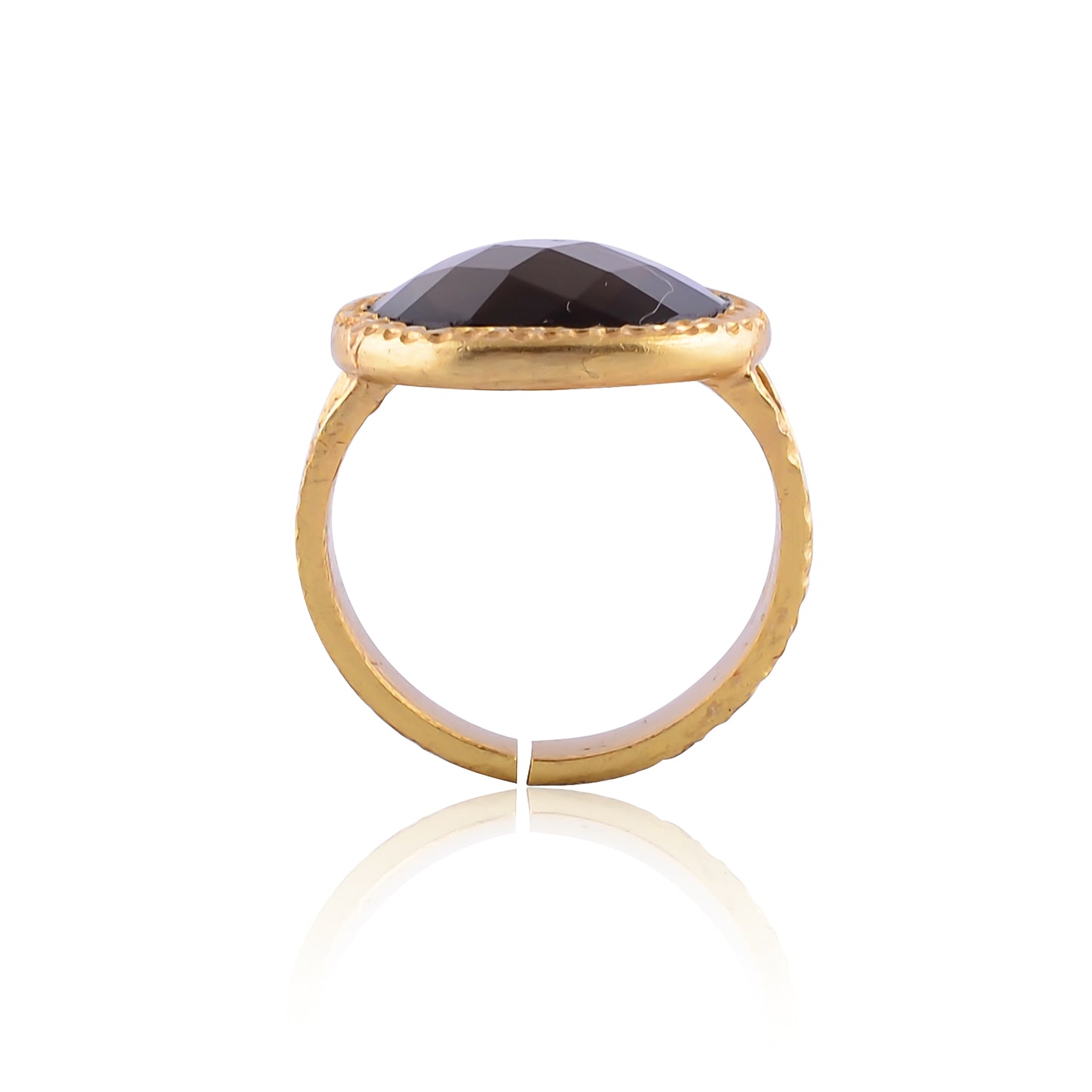 Buy High Quality Handmade Silver Gold Plated Smokey Ring
