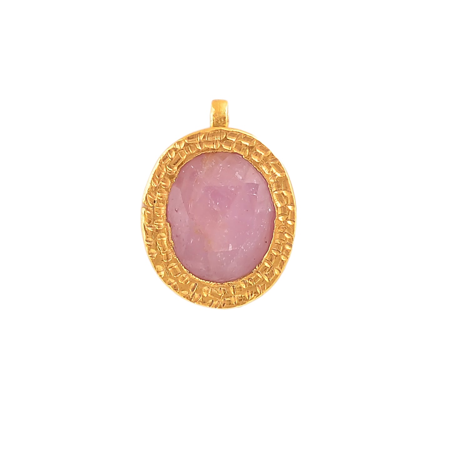Buy Handmade Silver Gold Plated Sapphire Pendant