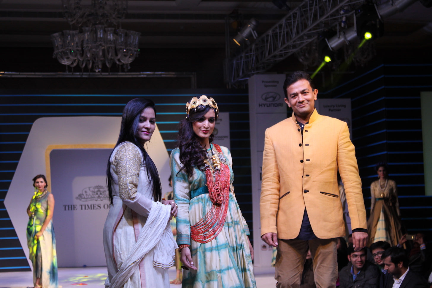 Sunayana and Sandeep Jain at Times of India fashion show 2015