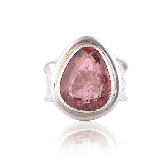 Buy Handmade Silver Tourmaline Ring